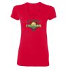 Ladies' SoftStyle® Fitted V-Neck T-Shirt Thumbnail